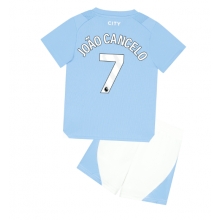 Manchester City Joao Cancelo #7 Home Stadium Replica Jersey Kids 2023-24 Short Sleeves (+ pants)