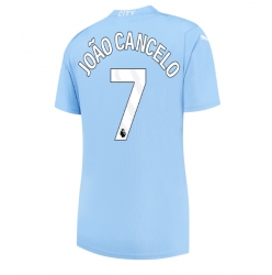 Manchester City Joao Cancelo #7 Home Stadium Replica Jersey Women 2023-24 Short Sleeves