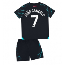 Manchester City Joao Cancelo #7 Third Stadium Replica Jersey Kids 2023-24 Short Sleeves (+ pants)