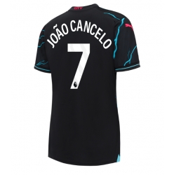 Manchester City Joao Cancelo #7 Third Stadium Replica Jersey Women 2023-24 Short Sleeves