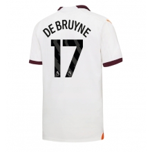 Manchester City Kevin De Bruyne #17 Away Stadium Replica Jersey 2023-24 Short Sleeves