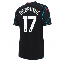 Manchester City Kevin De Bruyne #17 Third Stadium Replica Jersey Women 2023-24 Short Sleeves