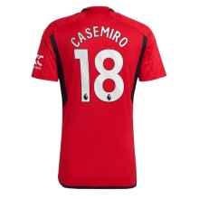 Manchester United Casemiro #18 Home Stadium Replica Jersey 2023-24 Short Sleeves