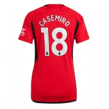 Manchester United Casemiro #18 Home Stadium Replica Jersey Women 2023-24 Short Sleeves