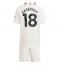 Manchester United Casemiro #18 Third Stadium Replica Jersey Kids 2023-24 Short Sleeves (+ pants)