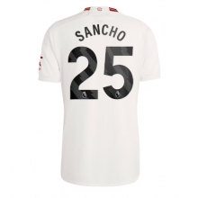 Manchester United Jadon Sancho #25 Third Stadium Replica Jersey 2023-24 Short Sleeves