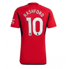 Manchester United Marcus Rashford #10 Home Stadium Replica Jersey 2023-24 Short Sleeves