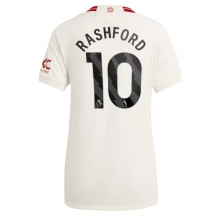 Manchester United Marcus Rashford #10 Third Stadium Replica Jersey Women 2023-24 Short Sleeves