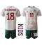 Mexico Andres Guardado #18 Away Stadium Replica Jersey Kids World Cup 2022 Short Sleeves (+ pants)