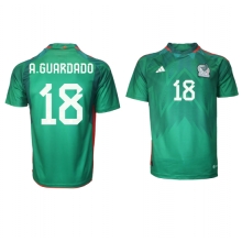 Mexico Andres Guardado #18 Home Stadium Replica Jersey World Cup 2022 Short Sleeves