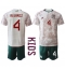 Mexico Edson Alvarez #4 Away Stadium Replica Jersey Kids World Cup 2022 Short Sleeves (+ pants)