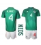 Mexico Edson Alvarez #4 Home Stadium Replica Jersey Kids World Cup 2022 Short Sleeves (+ pants)