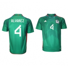 Mexico Edson Alvarez #4 Home Stadium Replica Jersey World Cup 2022 Short Sleeves