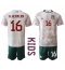 Mexico Hector Herrera #16 Away Stadium Replica Jersey Kids World Cup 2022 Short Sleeves (+ pants)