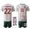 Mexico Hirving Lozano #22 Away Stadium Replica Jersey Kids World Cup 2022 Short Sleeves (+ pants)