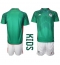 Mexico Home Stadium Replica Jersey Kids World Cup 2022 Short Sleeves (+ pants)