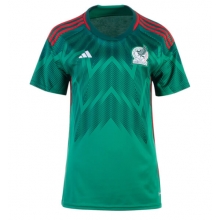 Mexico Home Stadium Replica Jersey Women World Cup 2022 Short Sleeves