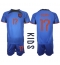 Netherlands Daley Blind #17 Away Stadium Replica Jersey Kids World Cup 2022 Short Sleeves (+ pants)