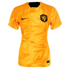 Netherlands Home Stadium Replica Jersey Women World Cup 2022 Short Sleeves