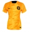 Netherlands Home Stadium Replica Jersey Women World Cup 2022 Short Sleeves