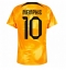 Netherlands Memphis Depay #10 Home Stadium Replica Jersey World Cup 2022 Short Sleeves