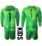 Netherlands Remko Pasveer #1 Goalkeeper Home Stadium Replica Jersey Kids World Cup 2022 Long Sleeves (+ pants)