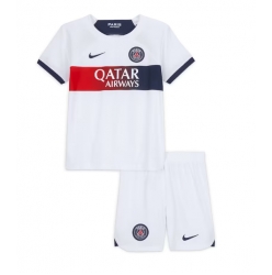 Paris Saint-Germain Away Stadium Replica Jersey Kids 2023-24 Short Sleeves (+ pants)