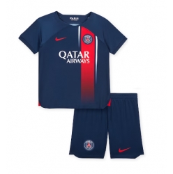 Paris Saint-Germain Home Stadium Replica Jersey Kids 2023-24 Short Sleeves (+ pants)