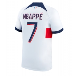 Paris Saint-Germain Kylian Mbappe #7 Away Stadium Replica Jersey 2023-24 Short Sleeves