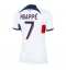 Paris Saint-Germain Kylian Mbappe #7 Away Stadium Replica Jersey Women 2023-24 Short Sleeves