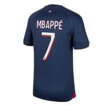 Paris Saint-Germain Kylian Mbappe #7 Home Stadium Replica Jersey 2023-24 Short Sleeves