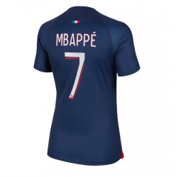 Paris Saint-Germain Kylian Mbappe #7 Home Stadium Replica Jersey Women 2023-24 Short Sleeves