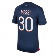 Paris Saint-Germain Lionel Messi #30 Home Stadium Replica Jersey 2023-24 Short Sleeves