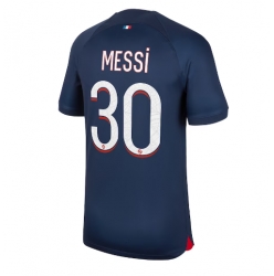 Paris Saint-Germain Lionel Messi #30 Home Stadium Replica Jersey 2023-24 Short Sleeves