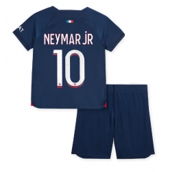 Paris Saint-Germain Neymar Jr #10 Home Stadium Replica Jersey Kids 2023-24 Short Sleeves (+ pants)