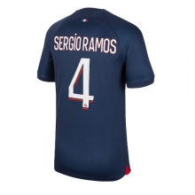 Paris Saint-Germain Sergio Ramos #4 Home Stadium Replica Jersey 2023-24 Short Sleeves