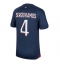 Paris Saint-Germain Sergio Ramos #4 Home Stadium Replica Jersey 2023-24 Short Sleeves