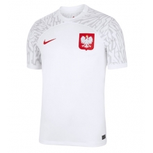 Poland Home Stadium Replica Jersey World Cup 2022 Short Sleeves