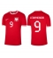 Poland Robert Lewandowski #9 Away Stadium Replica Jersey World Cup 2022 Short Sleeves