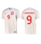 Poland Robert Lewandowski #9 Home Stadium Replica Jersey World Cup 2022 Short Sleeves