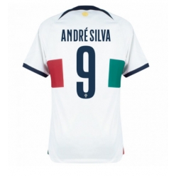 Portugal Andre Silva #9 Away Stadium Replica Jersey World Cup 2022 Short Sleeves