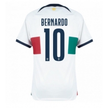 Portugal Bernardo Silva #10 Away Stadium Replica Jersey World Cup 2022 Short Sleeves