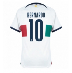 Portugal Bernardo Silva #10 Away Stadium Replica Jersey World Cup 2022 Short Sleeves