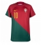 Portugal Bernardo Silva #10 Home Stadium Replica Jersey World Cup 2022 Short Sleeves