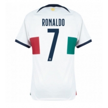 Portugal Cristiano Ronaldo #7 Away Stadium Replica Jersey World Cup 2022 Short Sleeves