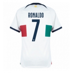 Portugal Cristiano Ronaldo #7 Away Stadium Replica Jersey World Cup 2022 Short Sleeves