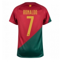 Portugal Cristiano Ronaldo #7 Home Stadium Replica Jersey World Cup 2022 Short Sleeves