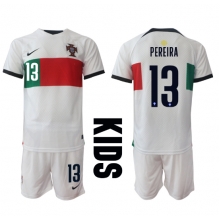 Portugal Danilo Pereira #13 Away Stadium Replica Jersey Kids World Cup 2022 Short Sleeves (+ pants)