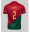 Portugal Diogo Dalot #2 Home Stadium Replica Jersey World Cup 2022 Short Sleeves