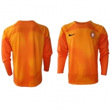 Portugal Goalkeeper Away Stadium Replica Jersey World Cup 2022 Long Sleeves